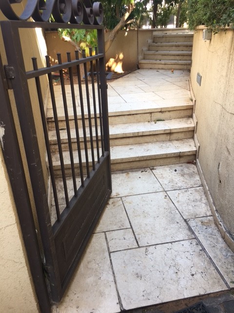 מדרגות אבן עשויות הוליסטון
